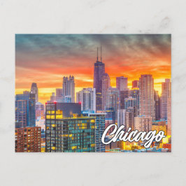 Cartão Postal Chicago, Illinois, Estados Unidos