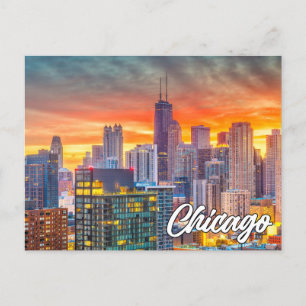 Cartão Postal Chicago, Illinois, Estados Unidos