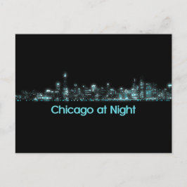 Cartão Postal Chicago Skyline