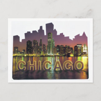 CARTÃO POSTAL CHICAGO SKYLINE4