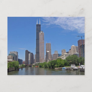 Cartão Postal Chicago Skyline 4