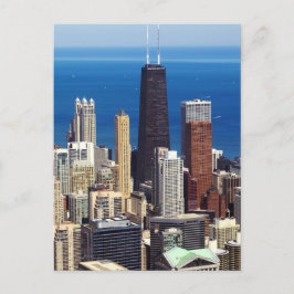 Cartão Postal Chicago Skyline e pontos de referência