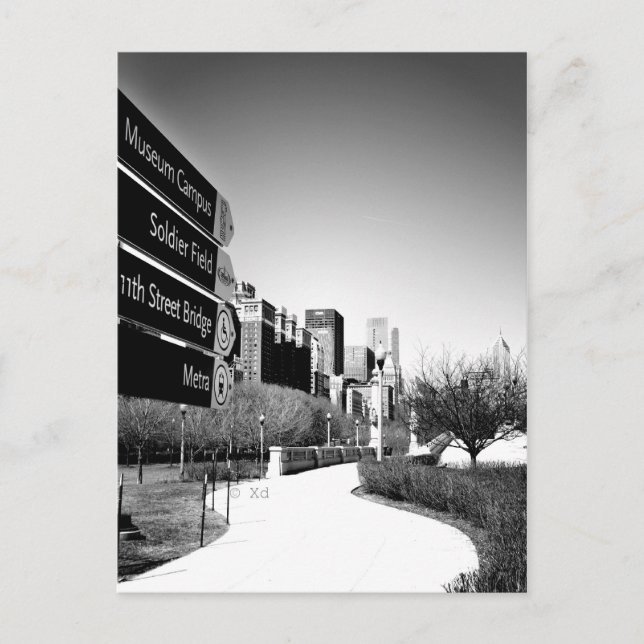 Cartão postal Chicago This Way (Frente)