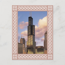 Cartão Postal Chicago - Torre Willis - Cartão-postal da Torre Se