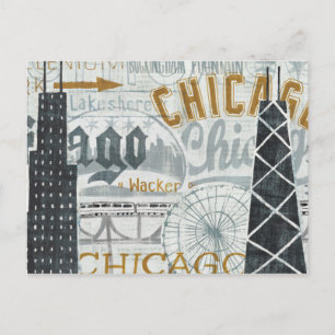 Cartão Postal Chicago Vintage