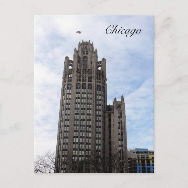 Cartão Postal chicago wrigley (Frente)