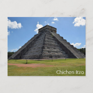 Cartão Postal Chichen Itza México Pirâmide Kukulkan 7 Maravilhas