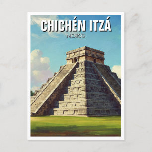 Cartão Postal Chichen Itza Mexico Viagem Beach
