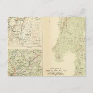 Cartão Postal Chickamauga, Ga