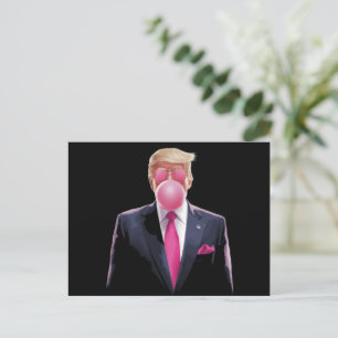 Cartão Postal Chiclete Trump