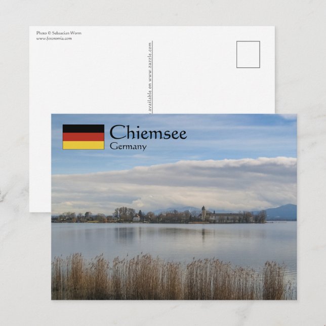 Cartão Postal Chiemsee Alemanha (Frente/Verso)