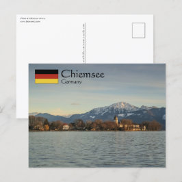 Cartão Postal Chiemsee Alemanha
