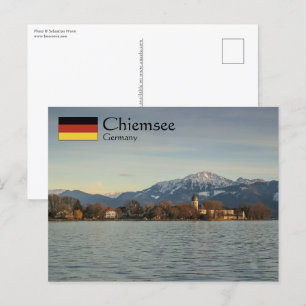 Cartão Postal Chiemsee Alemanha