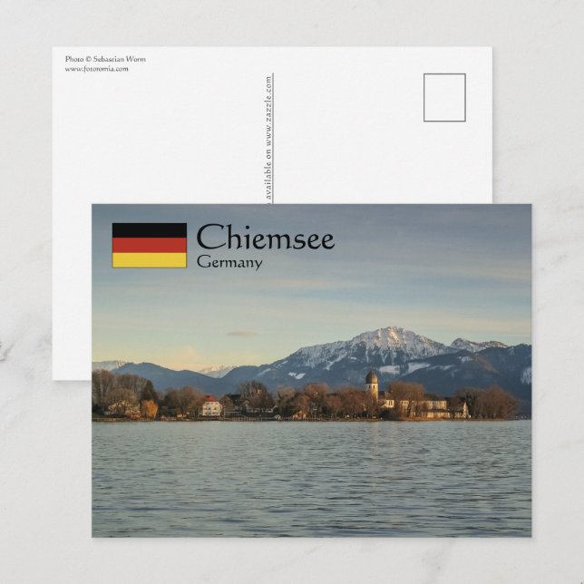 Cartão Postal Chiemsee Alemanha (Frente/Verso)