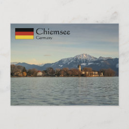 Cartão Postal Chiemsee Alemanha