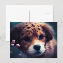 Cartão Postal Chien Guépard