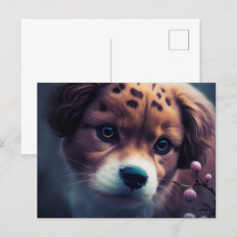 Cartão Postal Chien Guépard