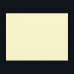 Cartão Postal chiffon de limão<br><div class="desc">cor de limão chiffon FFFACD. Um tipo de amarelo</div>