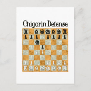 Cartão Postal Chigorin Defense