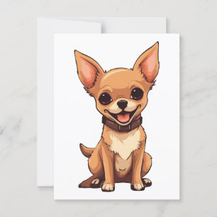 Cartão Postal Chihuahua Dog