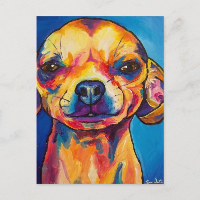 Cartão Postal Chihuahua Fawn- Stoli (Frente)