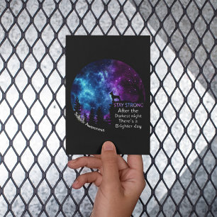 Cartão Postal Chihuahua Suicida Sensibilização Fortes Proprietár