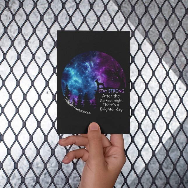 Cartão Postal Chihuahua Suicida Sensibilização Fortes Proprietár (Criador carregado)