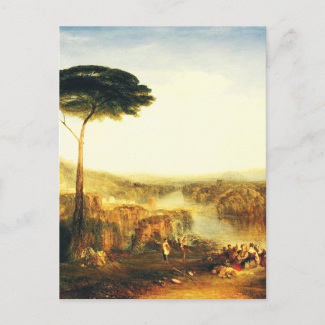 Cartão Postal Childe Harold's Pilgrimage de Joseph Turner (Frente)