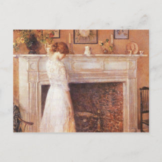 Cartão Postal Childe Hassam - Na antiga casa