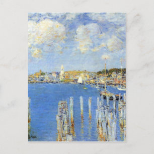 Cartão Postal Childe Hassam - O porto interior de Gloucester