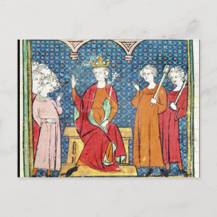 Cartão Postal Childeric II, Merovingian King of Austrasia