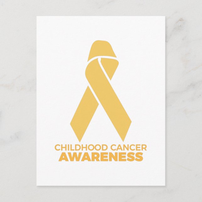 Cartão Postal Childhood Cancer Awareness (Frente)