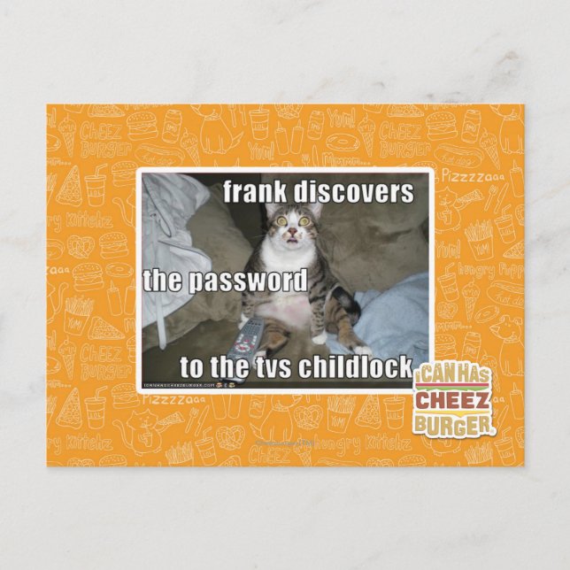 Cartão Postal Childlock de TV (Frente)