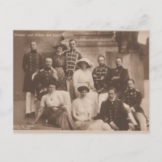 Cartão Postal Children KAISER WILHELM II Alemanha #025D