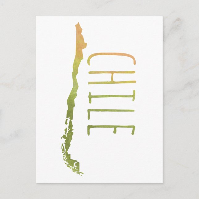 Cartão Postal Chile (Frente)