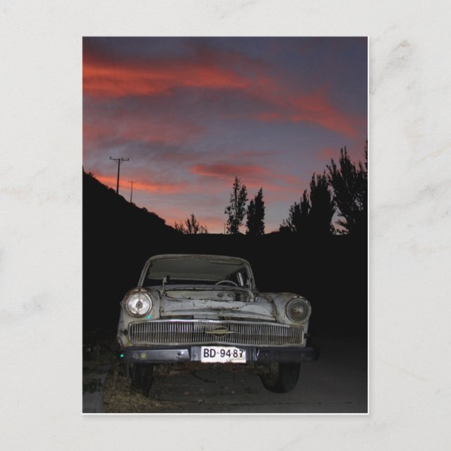 Cartão Postal Chile Chico Sunset (Frente)