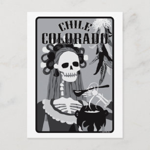 Cartão Postal chile colorado