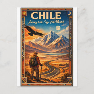 Cartão Postal CHILE – Jornada até a Borda do Mundo