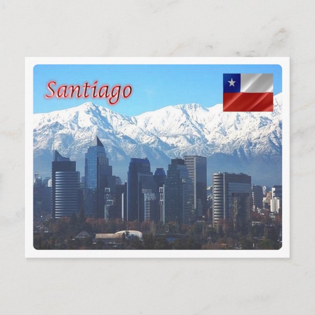 Cartão Postal Chile - Santiago - (Frente)
