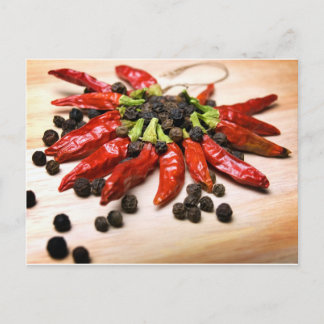Cartão Postal Chili e pimenta