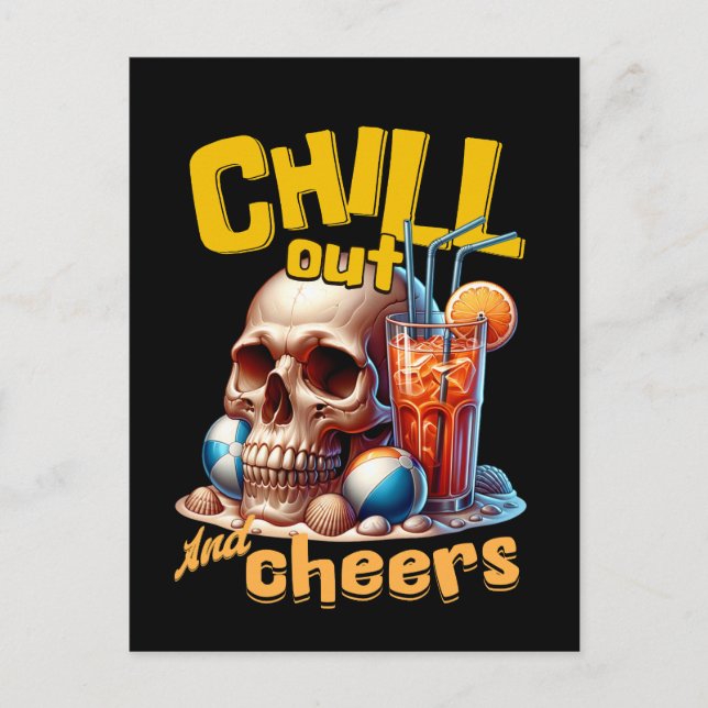 Cartão Postal Chill Out e Cheias (Frente)