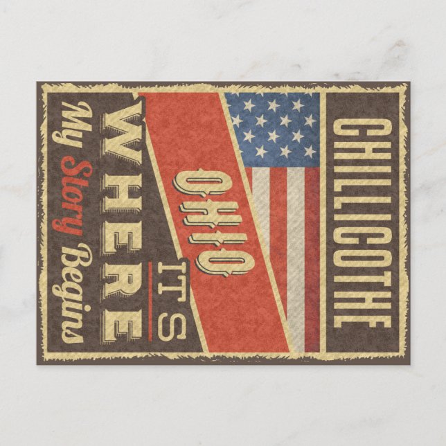 Cartão Postal Chillicothe Ohio (Frente)