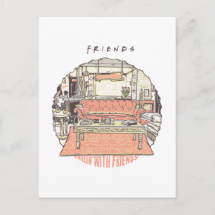 Cartão Postal Chillin' com FRIENDS™ Cartoon