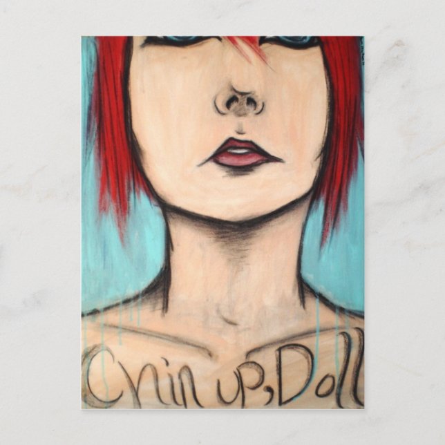 Cartão Postal Chin Up, Doll (Frente)