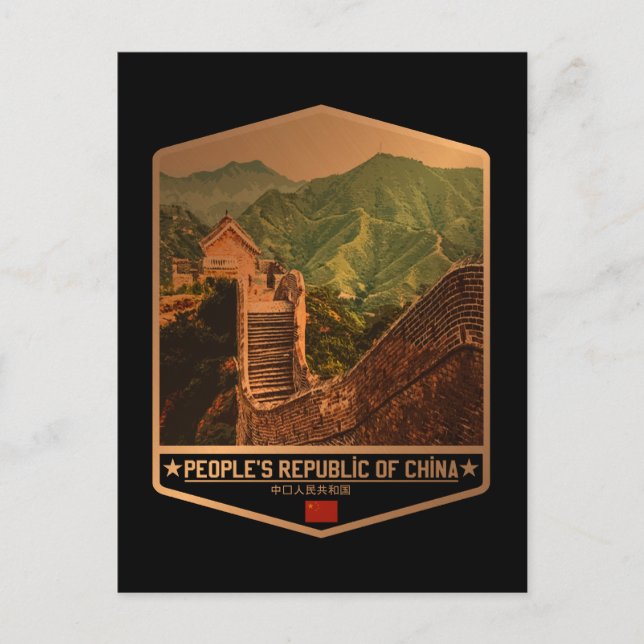 Cartão Postal China (Frente)