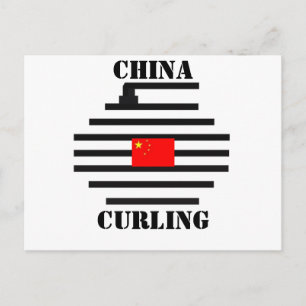 Cartão Postal China Curling