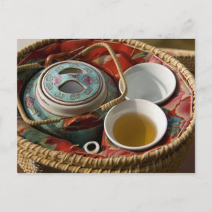 Cartão Postal China, Hong Kong. Bule chinês tradicional & 3