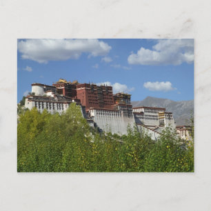 Cartão Postal China, Tibet, Lhasa, Potala Palace 3