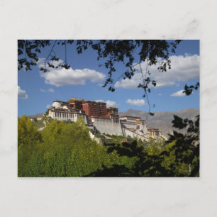 Cartão Postal China, Tibete, Lhasa, Palácio de Potala