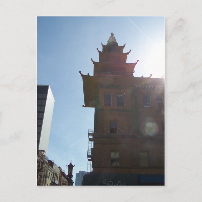 Cartão Postal China Town SF CA (Frente)